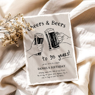 Doodle Cheers & Beers voor verjaardagen van volwas Kaart