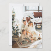 Doodle Christmas Kaart Foto Hand getekend Holiday  (Achterkant)