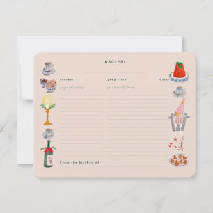 Doodle Christmas Vrijgezellenfeest Deel een recept Kaart