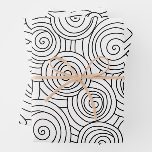 Doodle Colour Inpakpapier Vel (In situ)