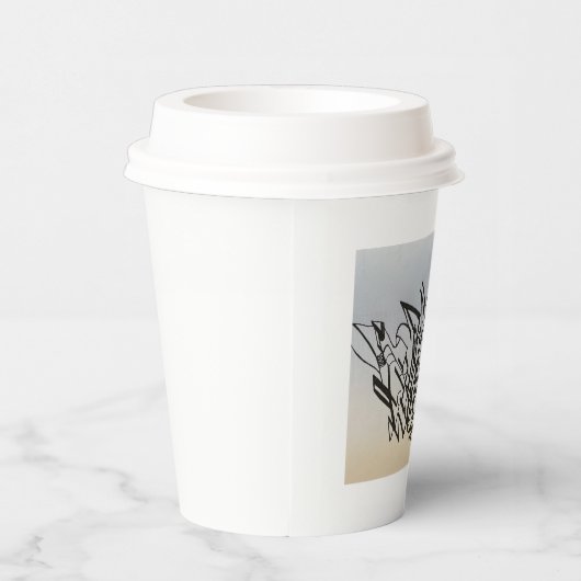 Doodle cup papieren bekers (Rechts)