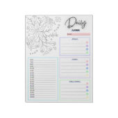 Doodle Daily To-Do List Notitieblok (Linkerzijde)