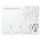 Doodle Daily To-Do List Notitieblok (Voorkant)