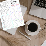 Doodle Daily To-Do List Notitieblok<br><div class="desc">Gebruik dit tear away notitieblok om alle dingen te krabbelen die je gedaan moet krijgen. Een doodle dagelijkse to-do lijst met eenvoudige kleuren die zullen helpen met uw to-dos voor elke dag.</div>