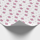 Doodle Daisies en Stippen Cadeaupapier (Hoek)