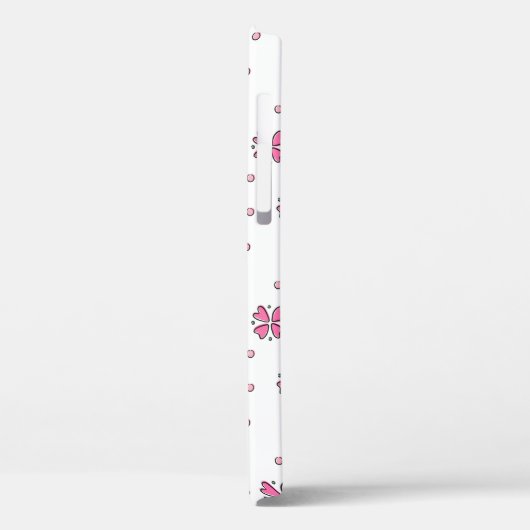 Doodle Daisies en Stippen Case-Mate iPhone Case (Achterkant / Links)