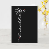 Doodle Daisy en Ladybugs Thinking of You Kaart (Gele Bloem)