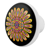  Doodle Daisy Mandela Keramische Knop (Rechts)