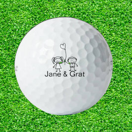 Doodle Daughter & Son Golfcadeau Golfballen