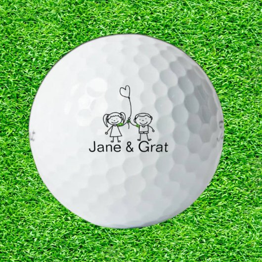 Doodle Daughter & Son Golfcadeau Golfballen