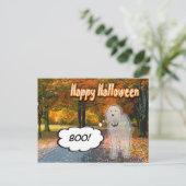 Doodle Days Comics Happy Halloween Briefkaart (Staand voorkant)