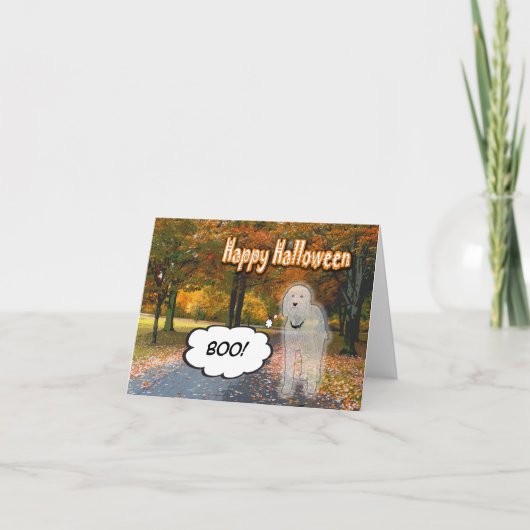 Doodle Days Comics Happy Halloween-kaart Kaart (Voorkant)