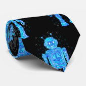 Doodle de robot: El encanto retrofuturista de un a Stropdas (Opgerold)
