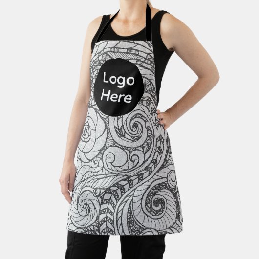 Doodle Design All-Over Print Schort (Insitu)