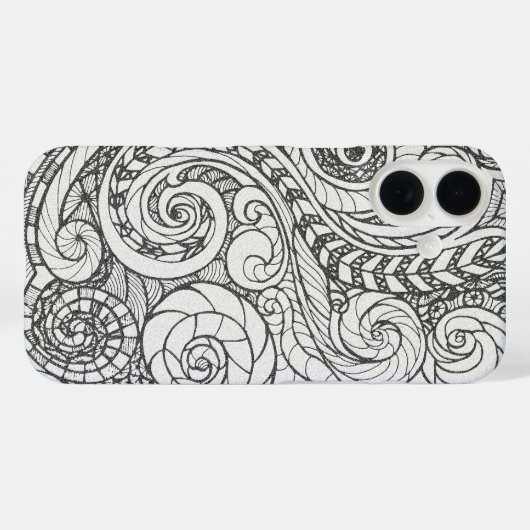 Doodle Design Case-Mate iPhone Case (Achterkant (horizontaal))
