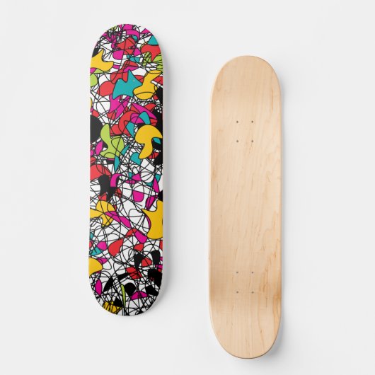 Doodle Design Persoonlijk Skateboard (Voorkant)