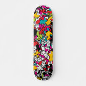 Doodle Design Persoonlijk Skateboard (Voorkant)