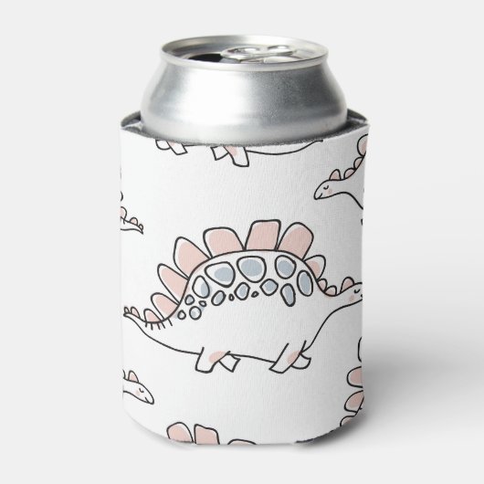 Doodle Dinosaurs: Hand getrokken plezier. Blikjeskoeler (Blikje Voorkant)