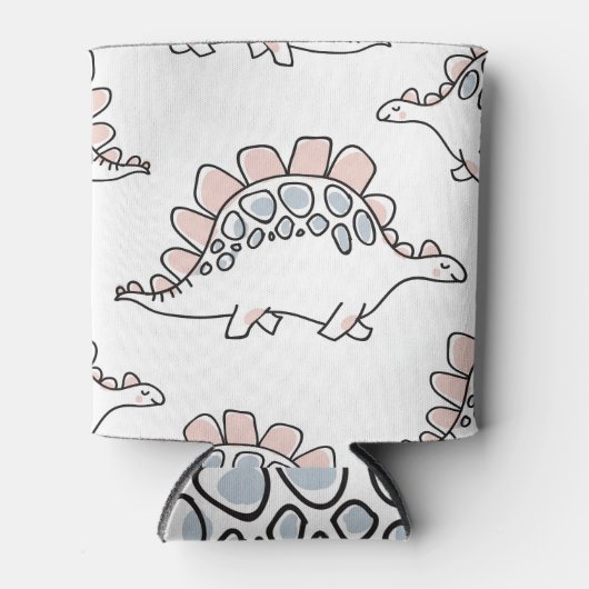 Doodle Dinosaurs: Hand getrokken plezier. Blikjeskoeler (Voorkant)