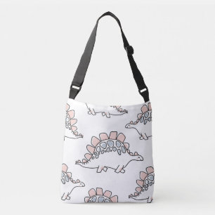 Doodle Dinosaurs: Hand getrokken plezier. Crossbody Tas