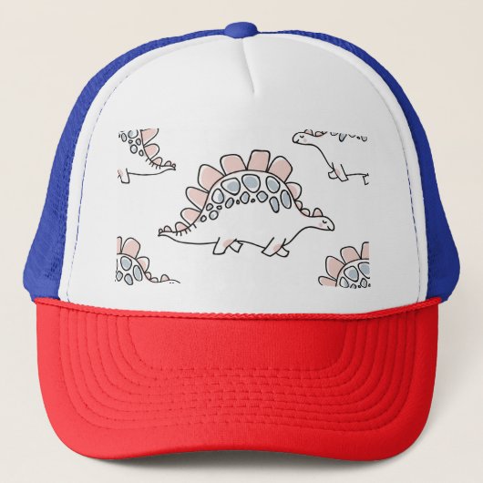 Doodle Dinosaurs: Hand getrokken plezier. Trucker Pet (Voorkant)