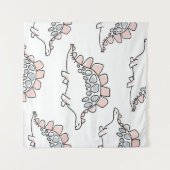 Doodle Dinosaurs: Hand getrokken plezier. Wandkleed (Voorkant (horizontaal))