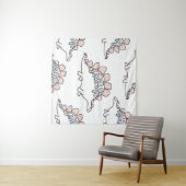 Doodle Dinosaurs: Hand getrokken plezier. Wandkleed (In Situ (horizontaal))