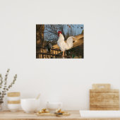 "Doodle Do", Bantam Rooster Poster (Keuken)