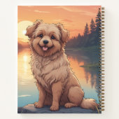 Doodle Dog aan het meer Notitieboek (Achterkant)