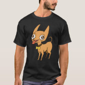 Doodle Dog Brown Chihuahua T-shirt (Voorkant)