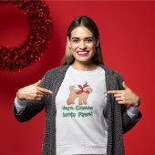 Doodle Dog Christmas komt naar Santa Paws T-shirt