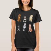 Doodle Dog Cute Doodle Breeds T-shirt (Voorkant)