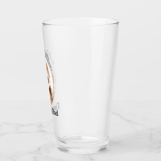 Doodle Dog Dad Glas (Links)