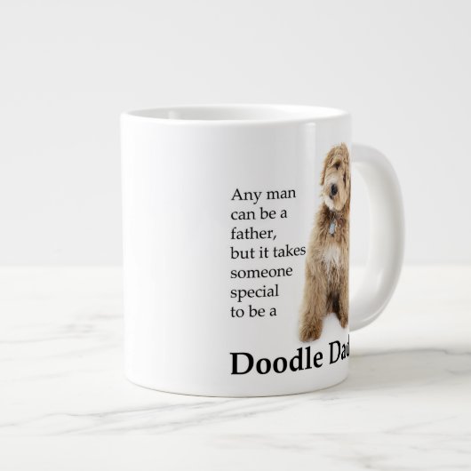 Doodle Dog Dad Grote Koffiekop (Voorkant rechts)