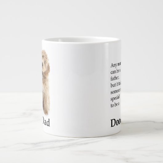 Doodle Dog Dad Grote Koffiekop (Voorkant)