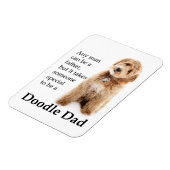 Doodle Dog Dad Magneet (Linkerzijde)