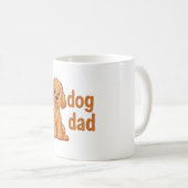 Doodle Dog Dad Mok met Schattigee hond (Voorkant rechts)