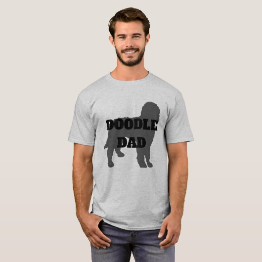 Doodle Dog Dad T-shirt (Voorkant volledig)