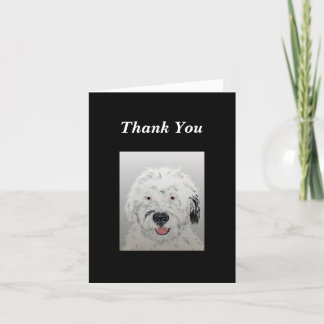 Doodle Dog Dank u wel Bedankkaart