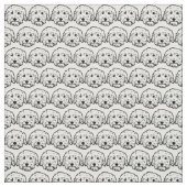 Doodle dog fabric - Goldendoedle, Labradoodle Stof (Swatch)