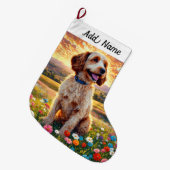 Doodle Dog Grote Kerstsok (Voorkant (Hangend))