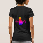 Doodle Dog Heartbeat T-shirt (Achterkant)