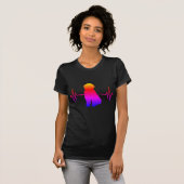 Doodle Dog Heartbeat T-shirt (Voorkant volledig)