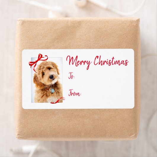 Doodle Dog Holiday Gift Stickers (Insitu)