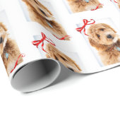 Doodle Dog Kerstmis Cadeaupapier (Rol Hoek)