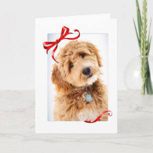 Doodle Dog Kerstmis Kaart