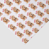 Doodle Dog Kerstmis Tissuepapier (Detail)