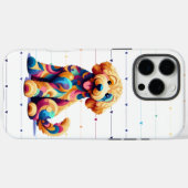 Doodle Dog Love Iphone Case (Achterkant (horizontaal))