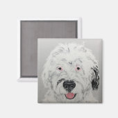 Doodle Dog Magnet (Voorkant / Achterkant)