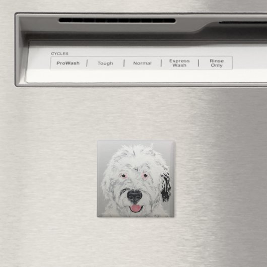 Doodle Dog Magnet (Insitu (Vaatwasser))